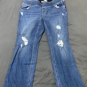 Old navy boot cut pull on jeans